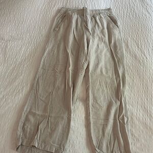 Old Navy Beige Linen Pants
